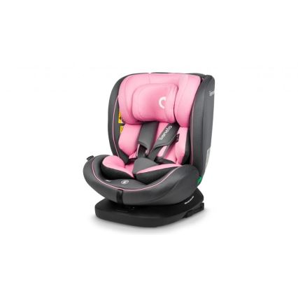 Lionelo - Seggiolino auto BASTIAAN i-Size 40-150 cm grigio/rosa