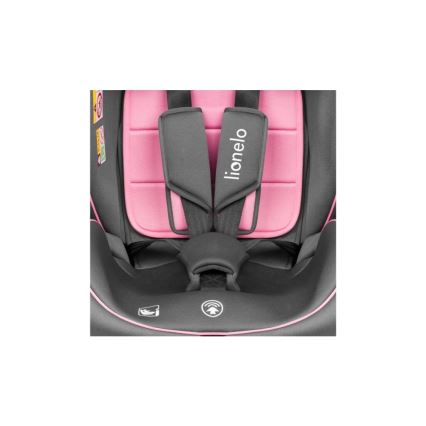 Lionelo - Seggiolino auto BASTIAAN i-Size 40-150 cm grigio/rosa