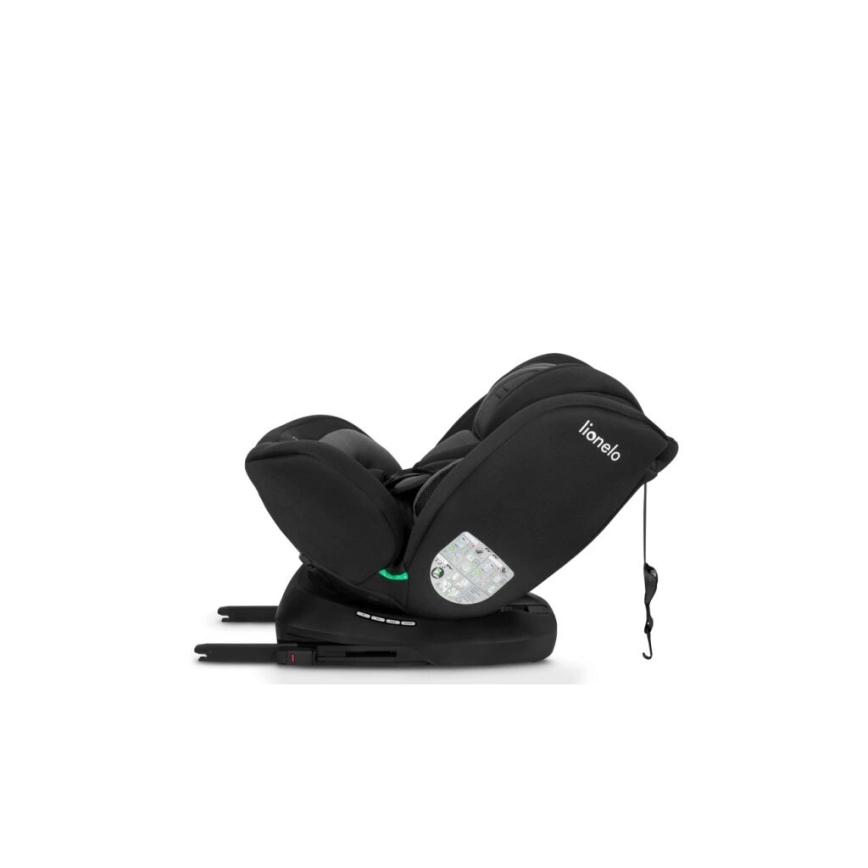 Lionelo - Seggiolino auto BASTIAAN i-Size 40-150 cm nero/grigio