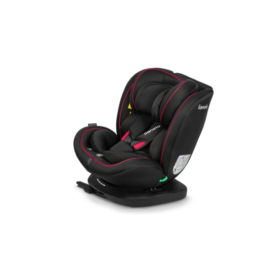 Lionelo - Seggiolino auto BASTIAAN i-Size 40-150 cm nero/rosso