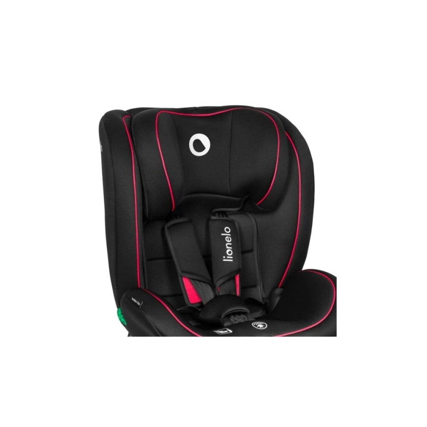 Lionelo - Seggiolino auto BASTIAAN i-Size 40-150 cm nero/rosso