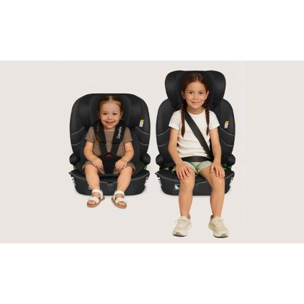 Lionelo - Seggiolino auto BILLY i-Size 76-150 cm Nero Carbonio