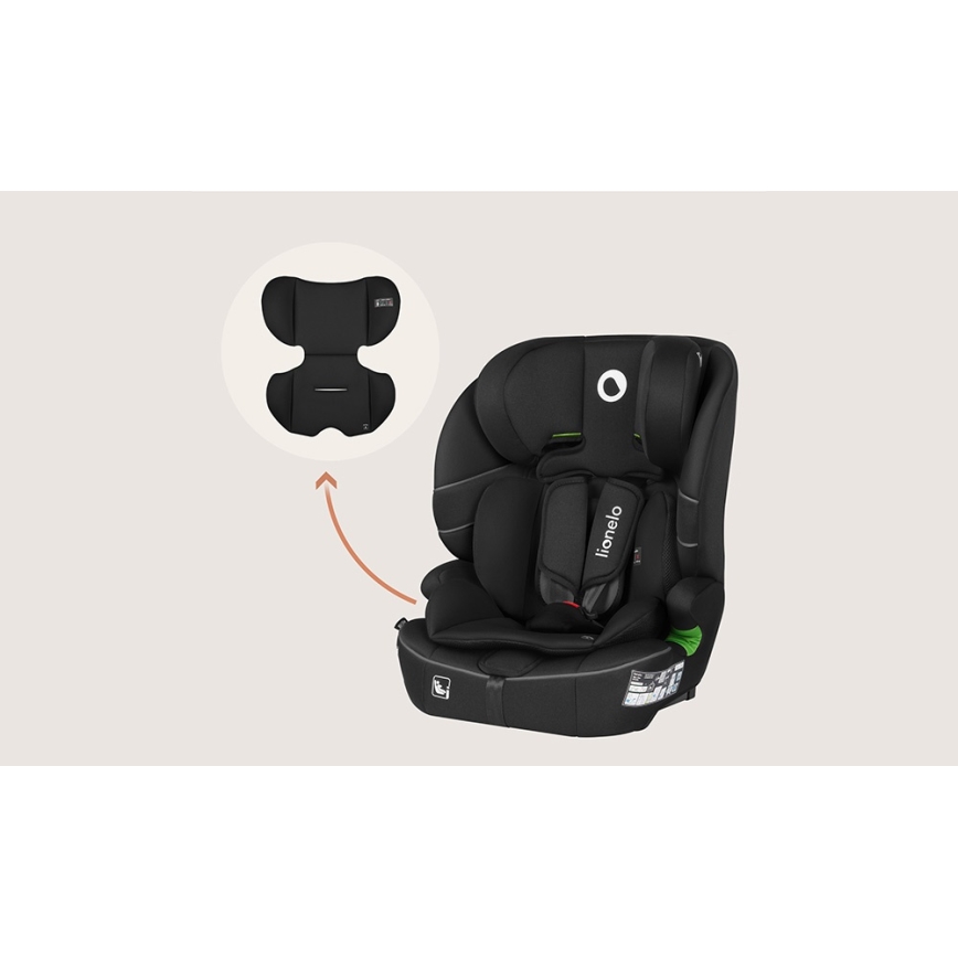Lionelo - Seggiolino auto BILLY i-Size 76-150 cm Nero Carbonio