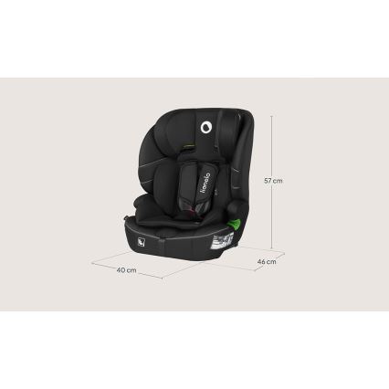 Lionelo - Seggiolino auto BILLY i-Size 76-150 cm Nero Carbonio