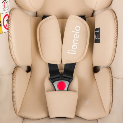 Lionelo - Seggiolino auto con base girevole ASTRID SET i-Size 40-87 cm Beige sabbia