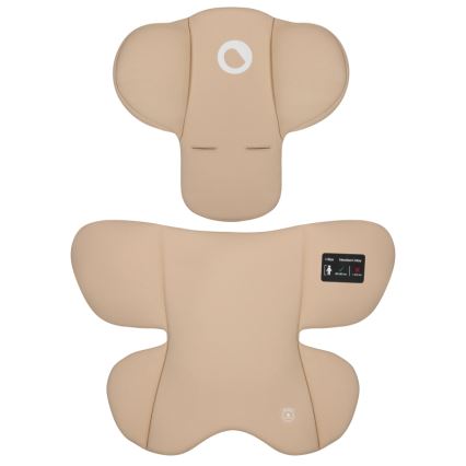 Lionelo - Seggiolino auto con base girevole ASTRID SET i-Size 40-87 cm Beige sabbia