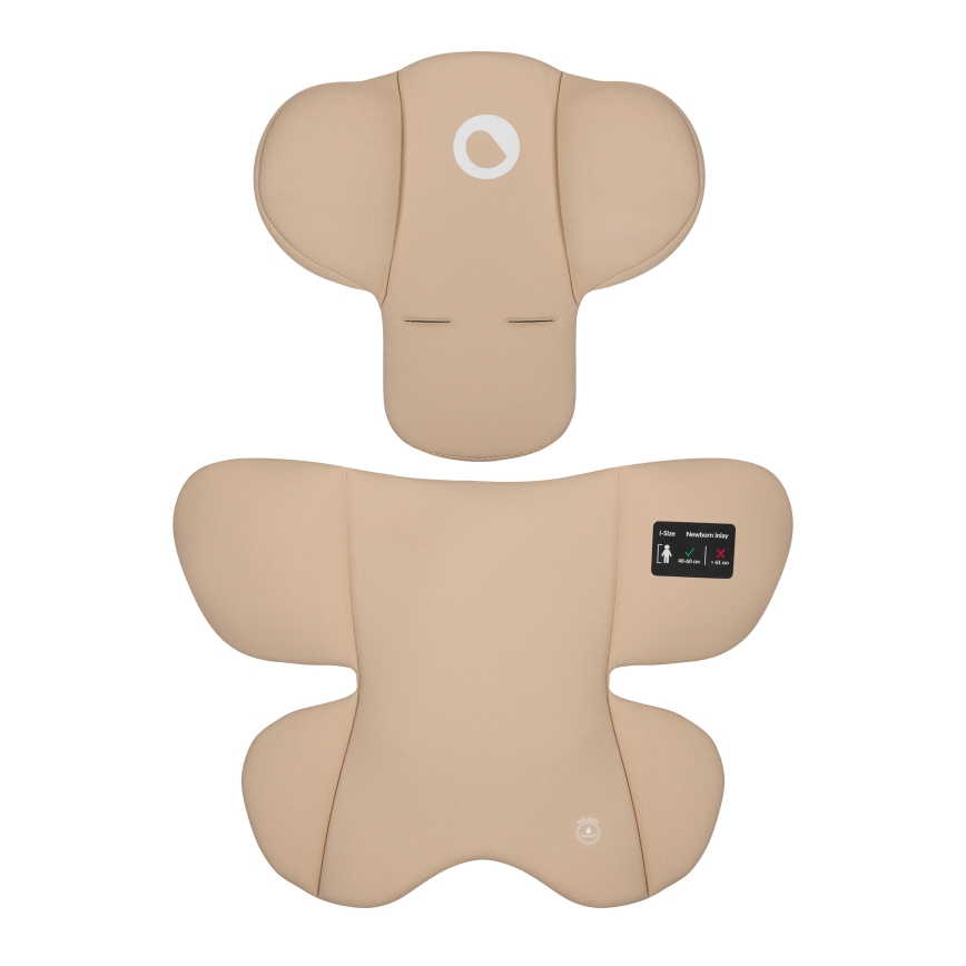 Lionelo - Seggiolino auto con base girevole ASTRID SET i-Size 40-87 cm Beige sabbia
