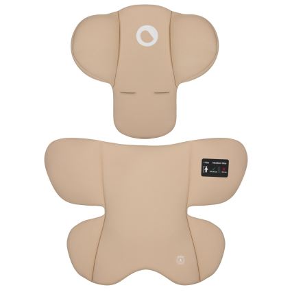 Lionelo - Seggiolino auto con base girevole ASTRID SET i-Size 40-87 cm Beige sabbia