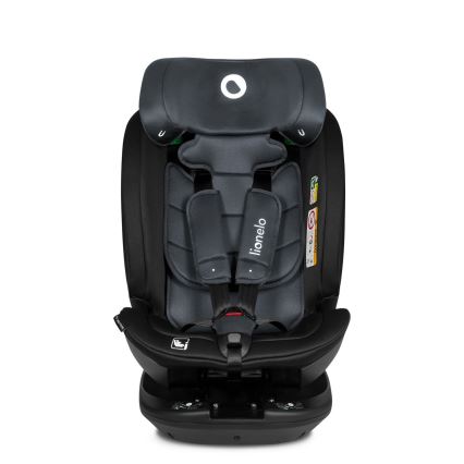 Lionelo - Seggiolino auto con base girevole BASTIAAN i-Size 40-150 cm Grey Stone