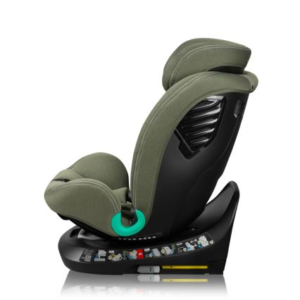 Lionelo - Seggiolino auto con base girevole BASTIAAN ONE i-Size 40-150 cm Verde oliva