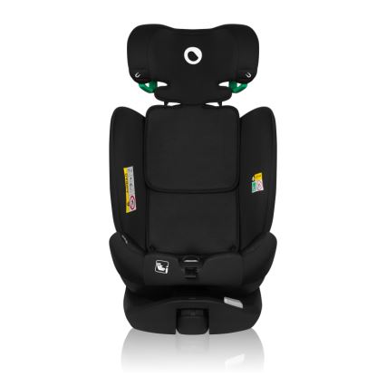 Lionelo - Seggiolino auto con base girevole BRAAM AIR i-Size 40-150 cm Black Carbon