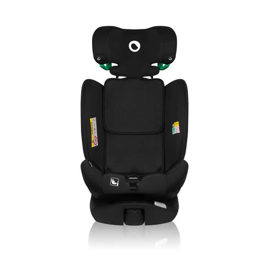 Lionelo - Seggiolino auto con base girevole BRAAM AIR i-Size 40-150 cm Black Carbon