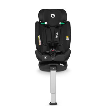 Lionelo - Seggiolino auto con base girevole BRAAM i-Size 40-150 cm Nero Carbonio