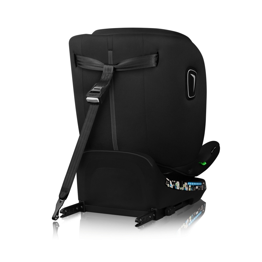 Lionelo - Seggiolino auto con base girevole BRAVE i-Size 40-150 cm Black Carbon