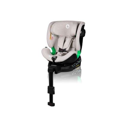 Lionelo - Seggiolino auto con base girevole HARMONY i-Dimensioni 40-150 cm beige