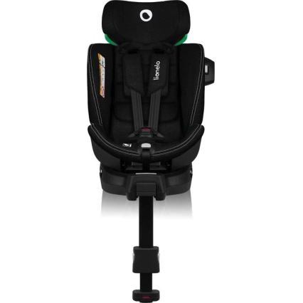 Lionelo - Seggiolino auto con base girevole HARMONY i-Dimensioni 40-150 cm nero