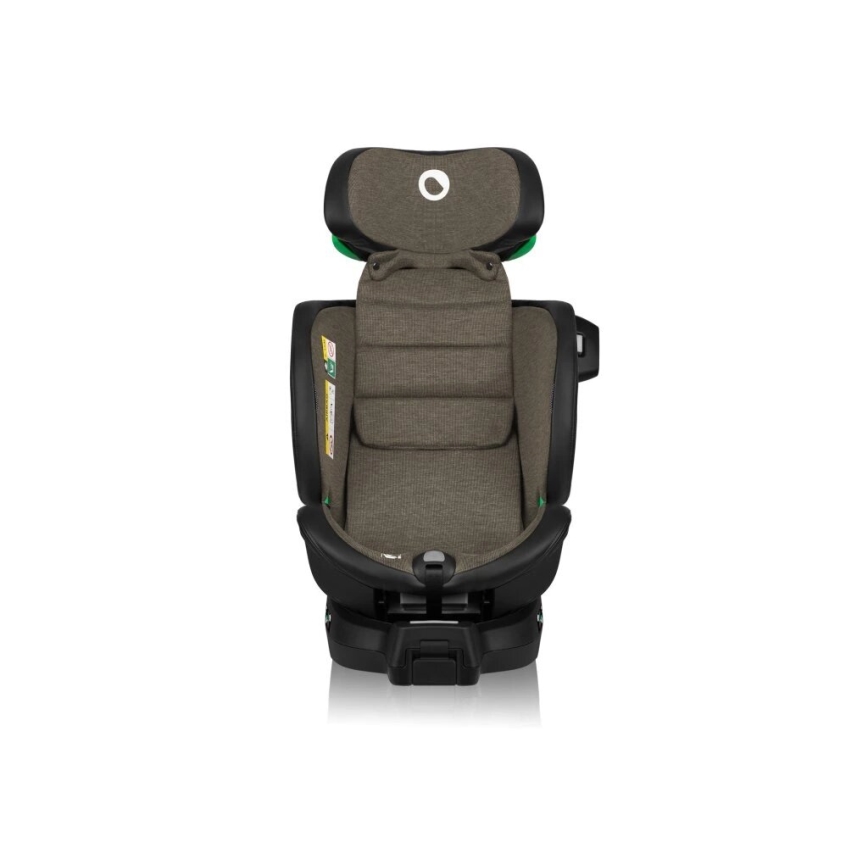 Lionelo - Seggiolino auto con base girevole HARMONY i-Dimensioni 40-150 cm nero/oliva