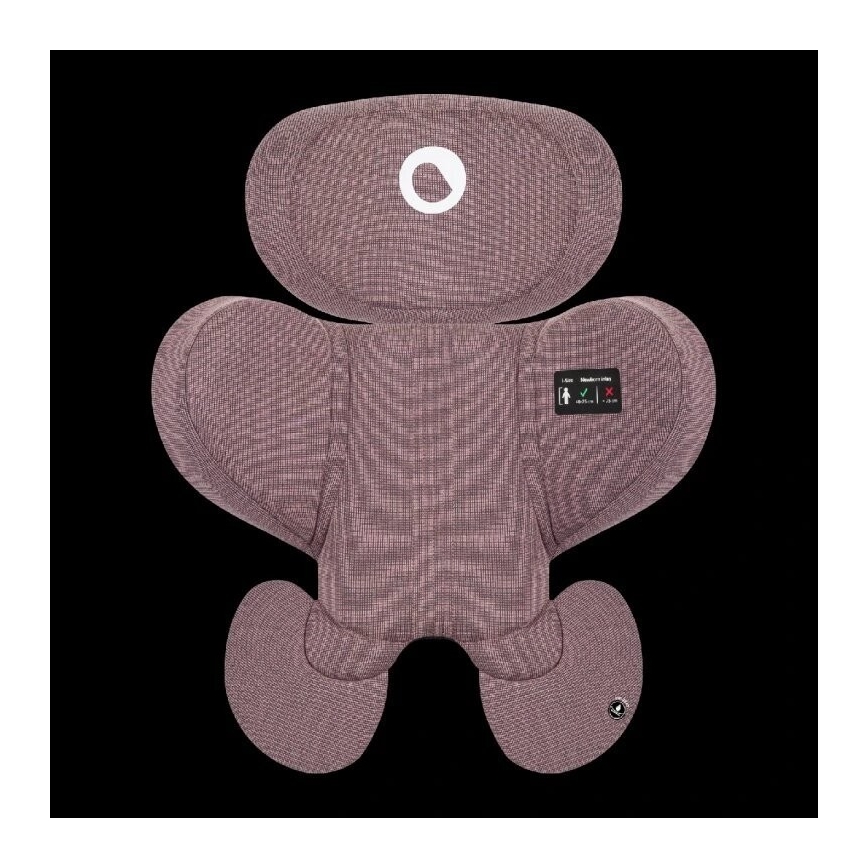 Lionelo - Seggiolino auto con base girevole HARMONY i-Size 40-150 cm rosa