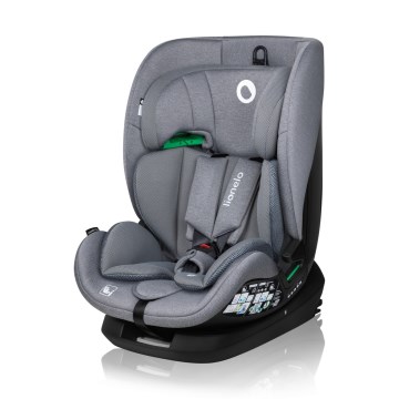 Lionelo - Seggiolino auto con base girevole LAVENDER i-Size 76-150 cm Grigio Pietra