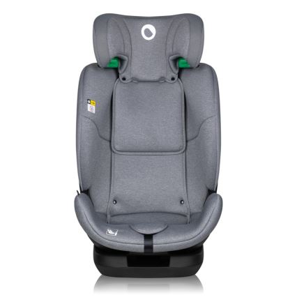 Lionelo - Seggiolino auto con base girevole LAVENDER i-Size 76-150 cm Grigio Pietra