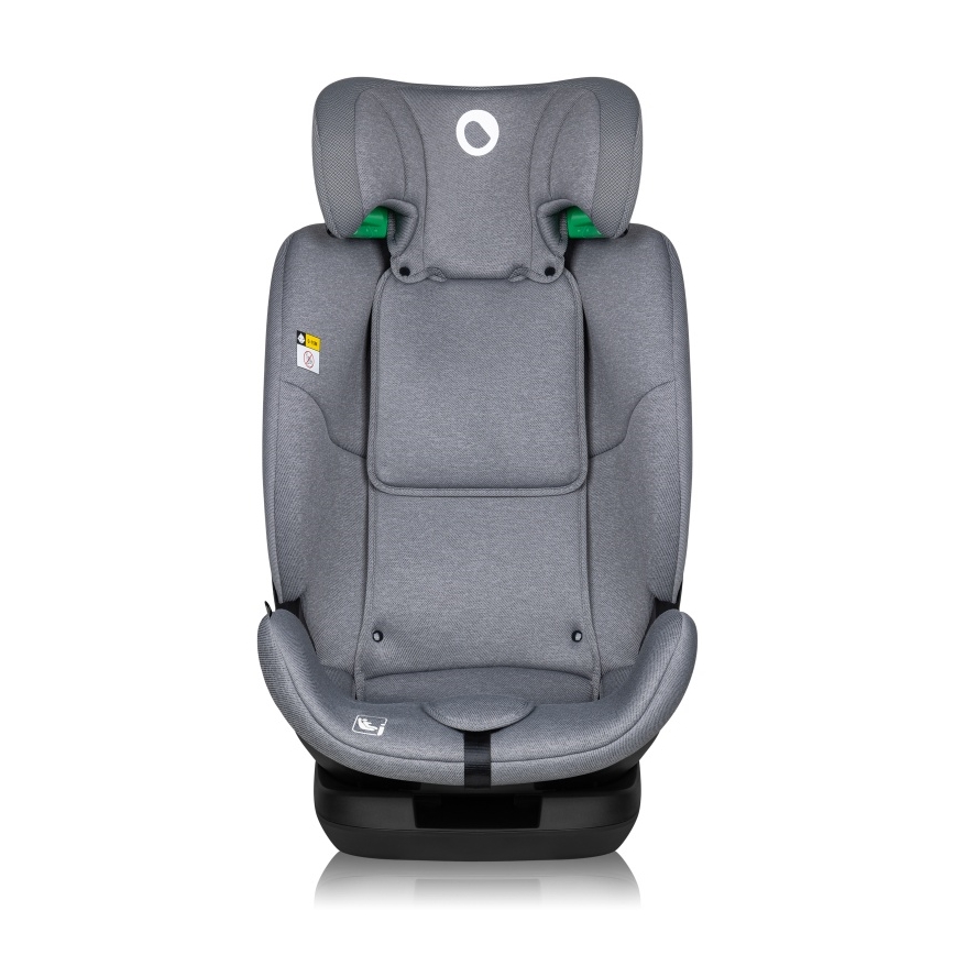 Lionelo - Seggiolino auto con base girevole LAVENDER i-Size 76-150 cm Grigio Pietra