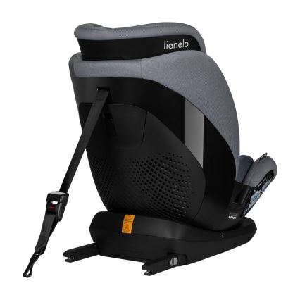 Lionelo - Seggiolino auto con base girevole LAVENDER i-Size 76-150 cm Grigio Pietra