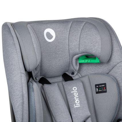 Lionelo - Seggiolino auto con base girevole LAVENDER i-Size 76-150 cm Grigio Pietra