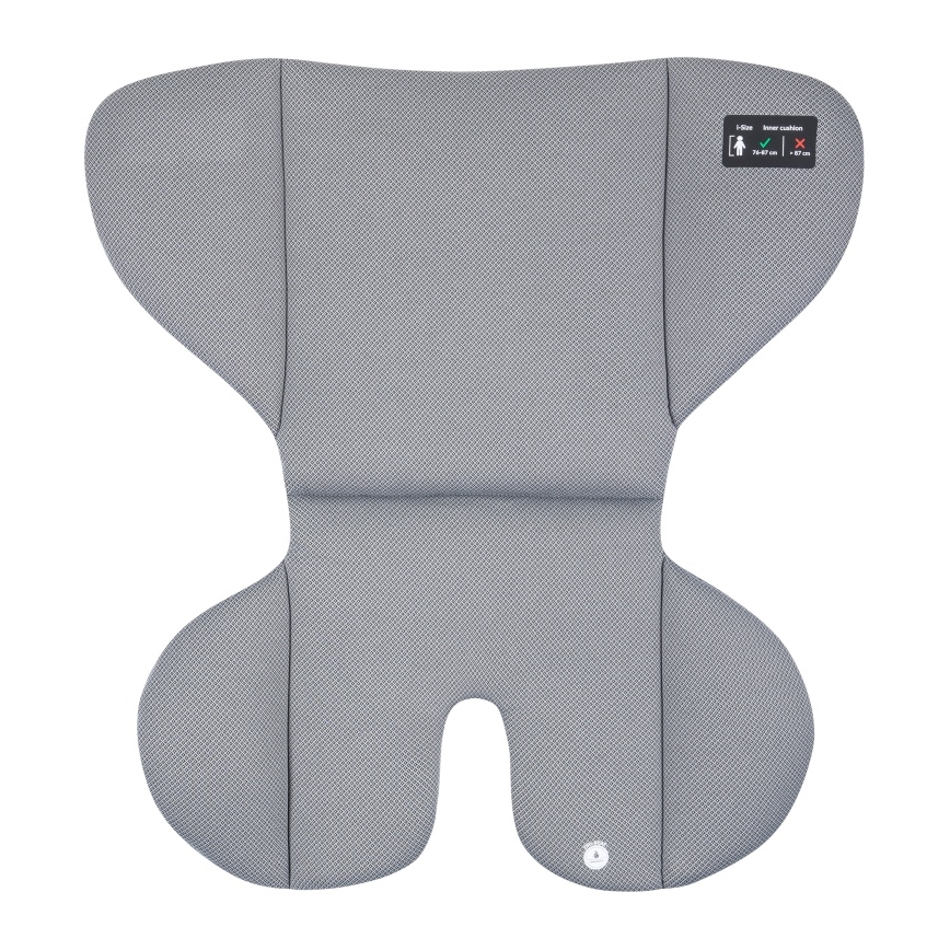 Lionelo - Seggiolino auto con base girevole LAVENDER i-Size 76-150 cm Grigio Pietra