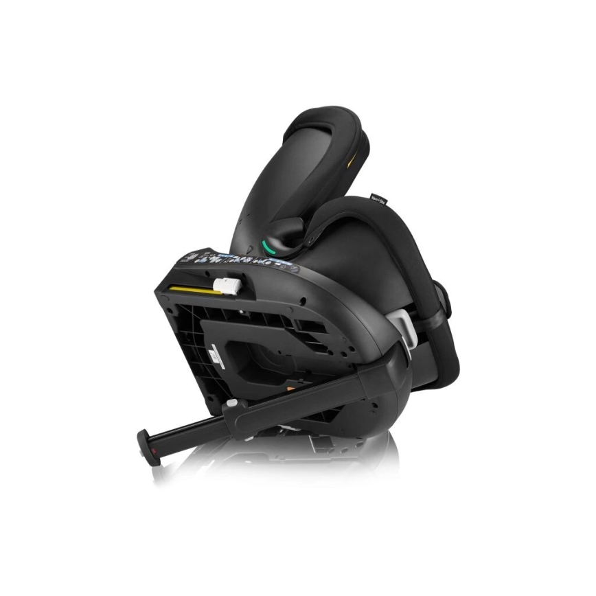 Lionelo - Seggiolino auto con base girevole NAVY i-Size 40-150 cm nero