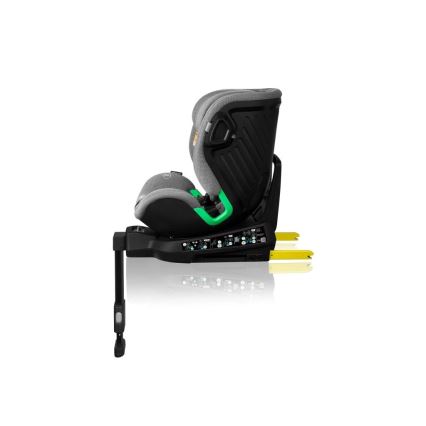 Lionelo - Seggiolino auto con base rotante HARMONY i-Dimensioni 40-150 cm nero/grigio