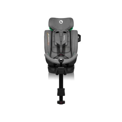 Lionelo - Seggiolino auto con base rotante HARMONY i-Dimensioni 40-150 cm nero/grigio
