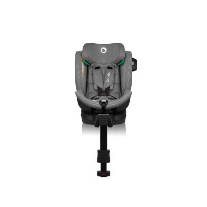 Lionelo - Seggiolino auto con base rotante HARMONY i-Dimensioni 40-150 cm nero/grigio