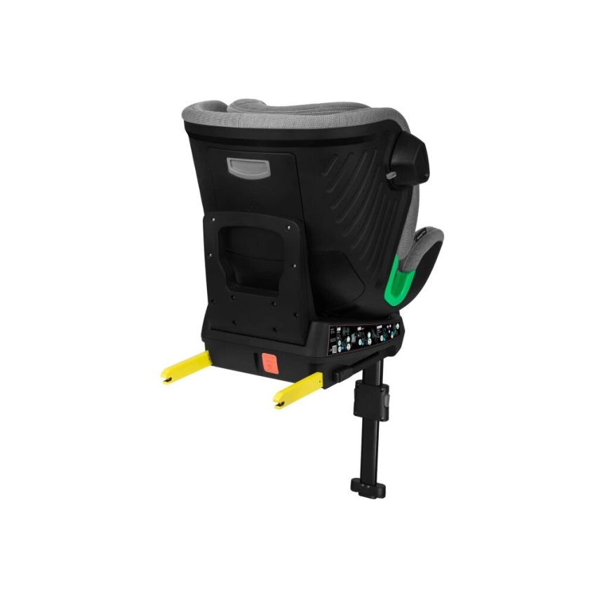 Lionelo - Seggiolino auto con base rotante HARMONY i-Dimensioni 40-150 cm nero/grigio