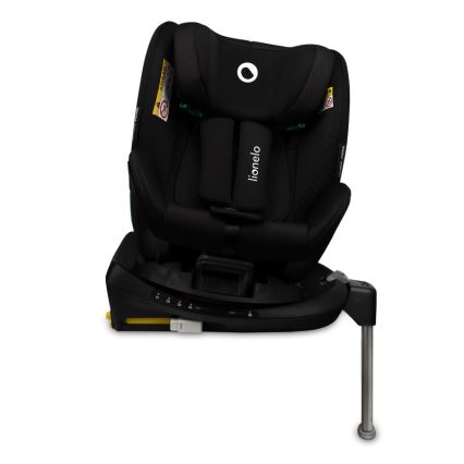 Lionelo - Seggiolino auto con base girevole ANTOON PLUS i-Size 40-105 cm Nero Onice