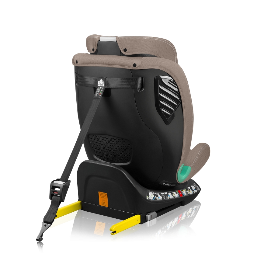 Lionelo - Seggiolino auto con base girevole BASTIAAN ONE i-Size 40-150 cm beige sabbia