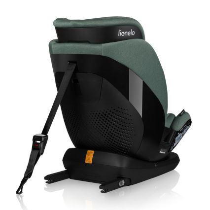 Lionelo - Seggiolino auto con base girevole LAVENDER i-Size 76-150 cm Verde Pistacchio