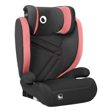 Lionelo - Seggiolino auto HUGO i-Dimensioni 100-150 cm nero/rosa