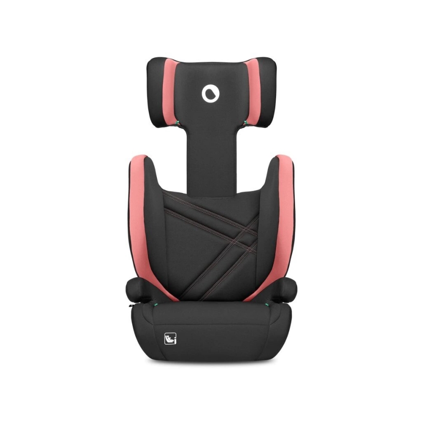 Lionelo - Seggiolino auto HUGO i-Dimensioni 100-150 cm nero/rosa