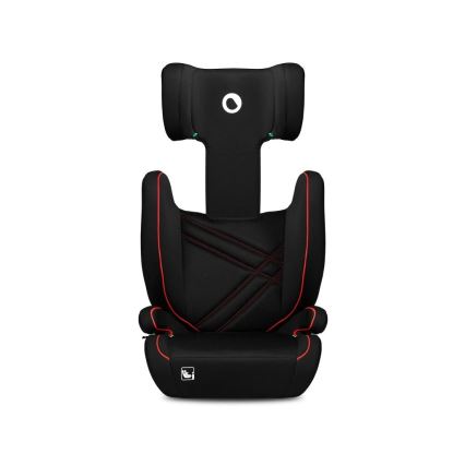 Lionelo - Seggiolino auto HUGO i-Dimensioni 100-150 cm nero/rosso