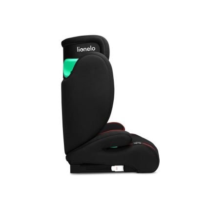 Lionelo - Seggiolino auto HUGO i-Dimensioni 100-150 cm nero/rosso