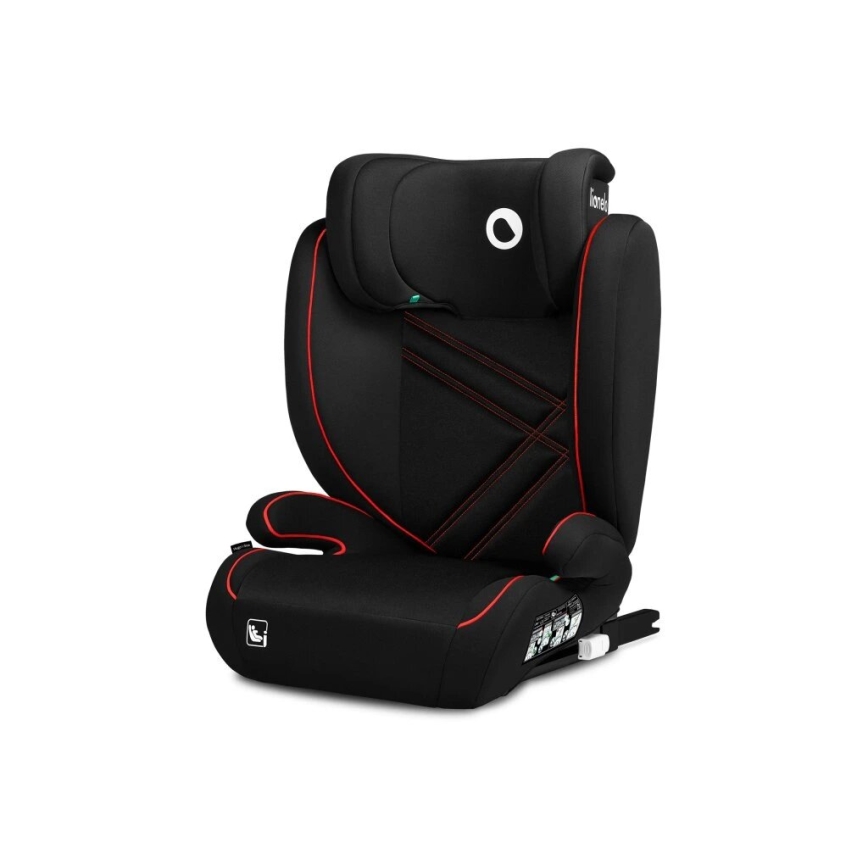 Lionelo - Seggiolino auto HUGO i-Size 100-150 cm nero/rosso