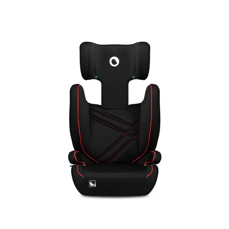 Lionelo - Seggiolino auto HUGO i-Size 100-150 cm nero/rosso