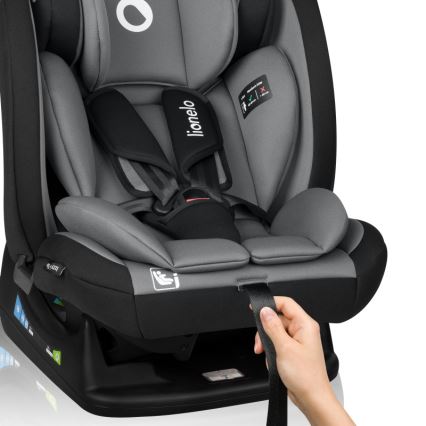 Lionelo - Seggiolino auto IZZY i-Size 40-150 cm Nero/Grigio