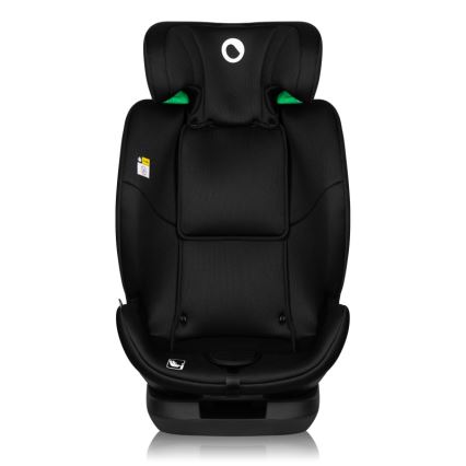 Lionelo - Seggiolino auto LAVENDER i-Size 76-150 cm con base girevole Black Carbon