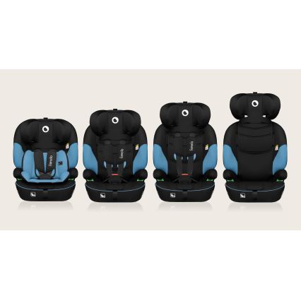 Lionelo - Seggiolino auto LEVI i-Size 76-150 cm Blu Cobalto