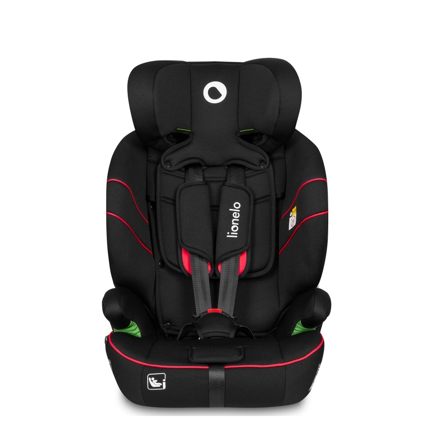 Lionelo - Seggiolino auto LEVI i-Size 76-150 cm Nero Sportivo