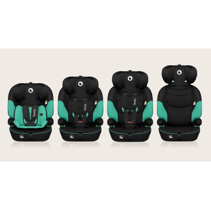 Lionelo - Seggiolino auto LEVI i-Size 76-150 cm Verde Smeraldo