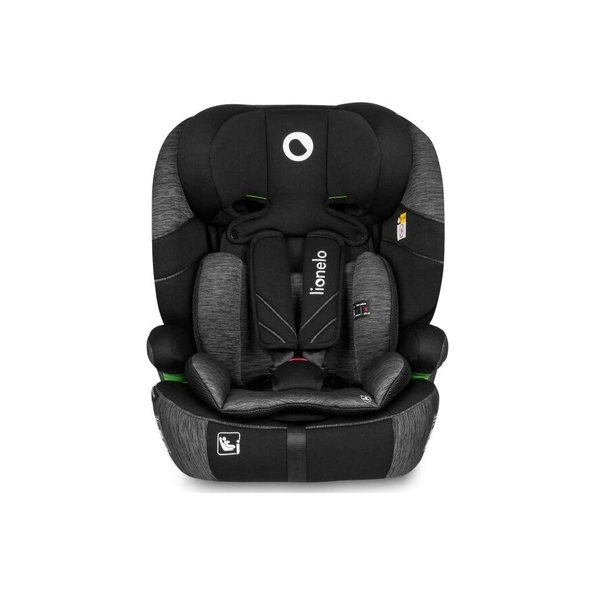 Lionelo - Seggiolino auto LEVI ONE i-Dimensioni 76-150 cm nero/grigio