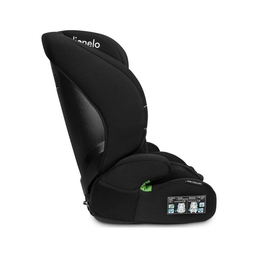 Lionelo - Seggiolino auto LEVI ONE i-Dimensioni 76-150 cm nero