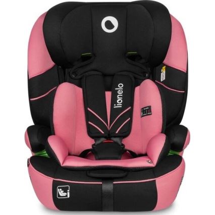 Lionelo - Seggiolino auto LEVI ONE i-Dimensioni 76-150 cm nero/rosa